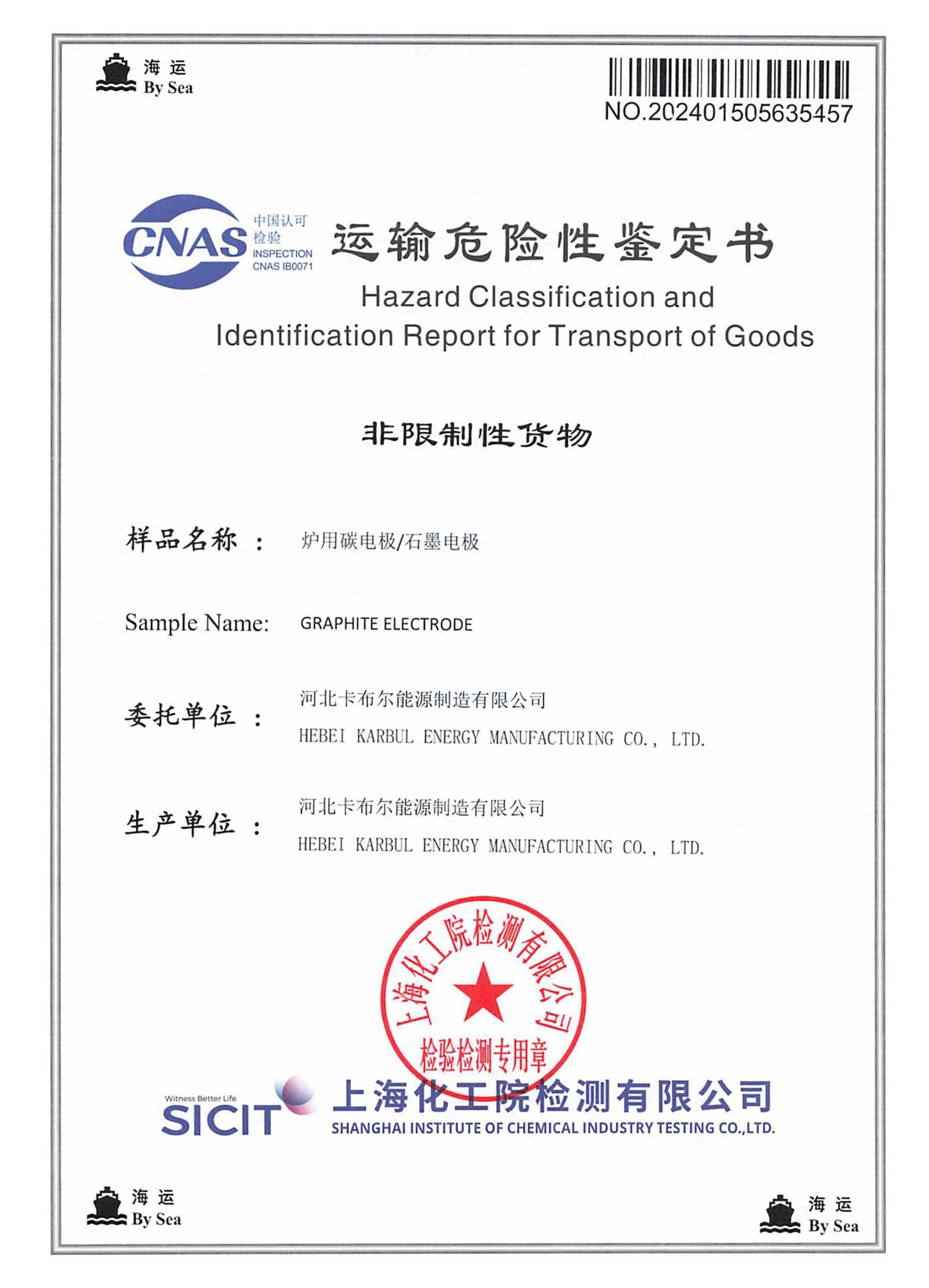 Report for Transportation